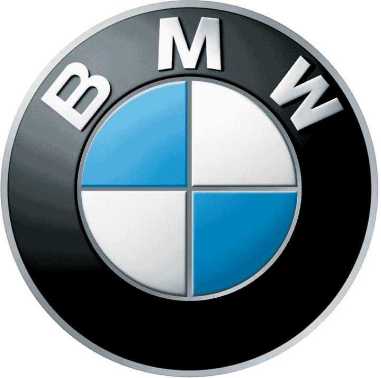 logos of companies. The BMW logo